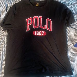 Men’s black Polo shirt size large